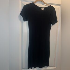 OpenEdit Black T-Shirt Dress